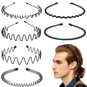 LERNOU front packaging showing six wavy metal headbands and variety benefit