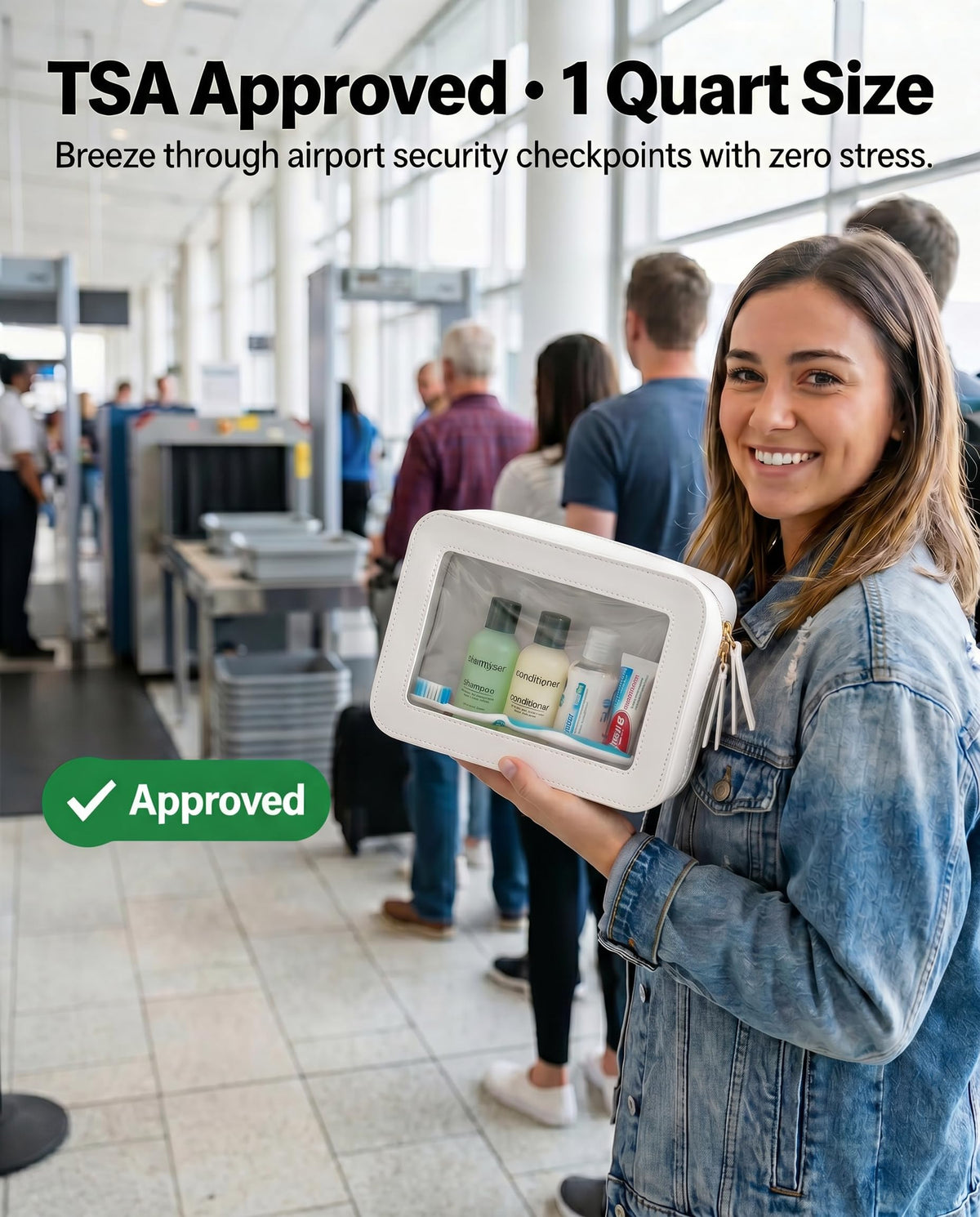 LETGO double zipper open wide for quick access and easy packing