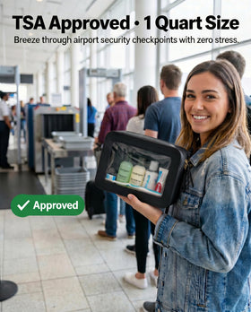 LETGO bag inside carry-on luggage demonstrating travel-ready convenience and space-saving