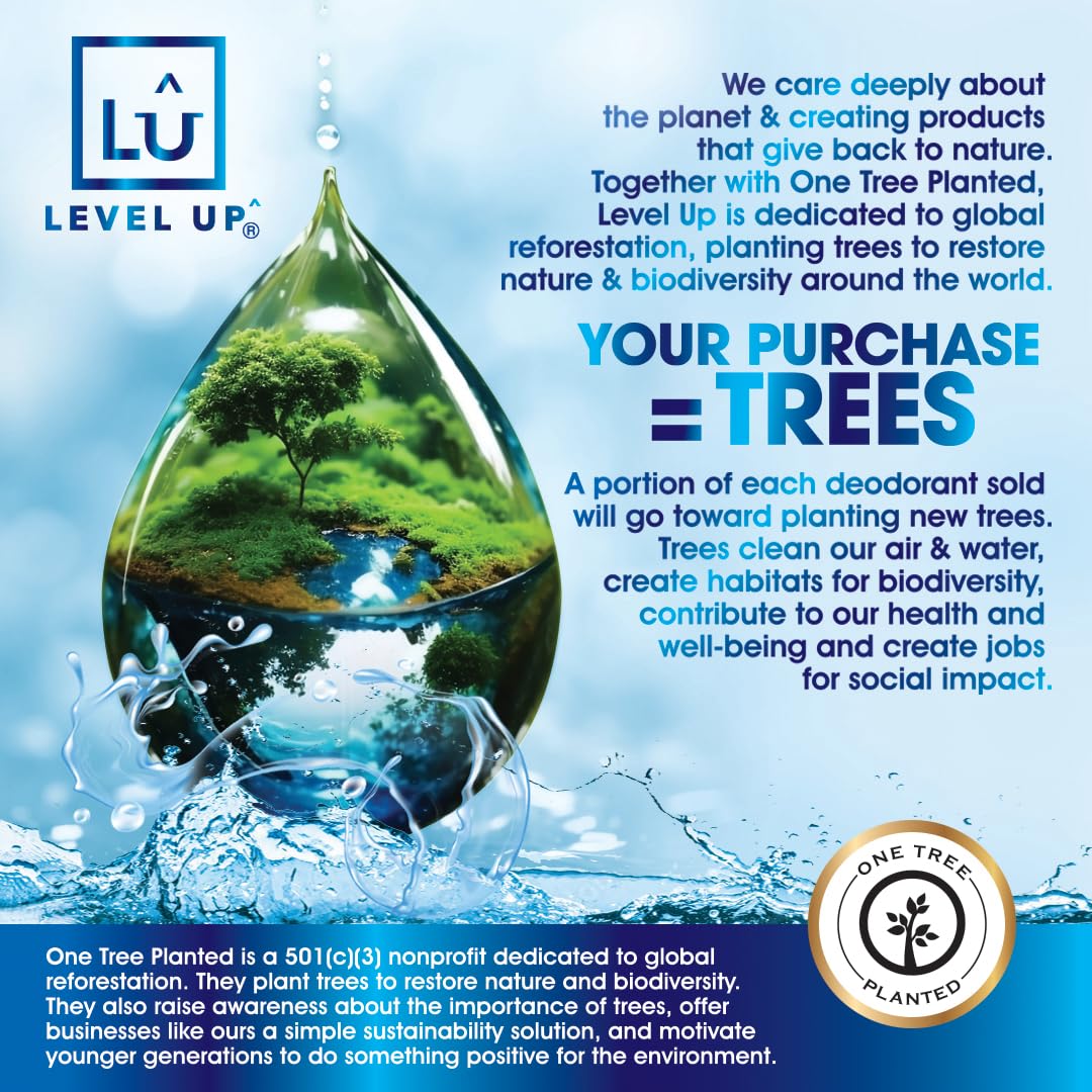 Level Up label detail showing ingredient claims and safety benefits clearly