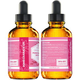 Leven Rose applied to hair ends showing added shine and reduced frizz