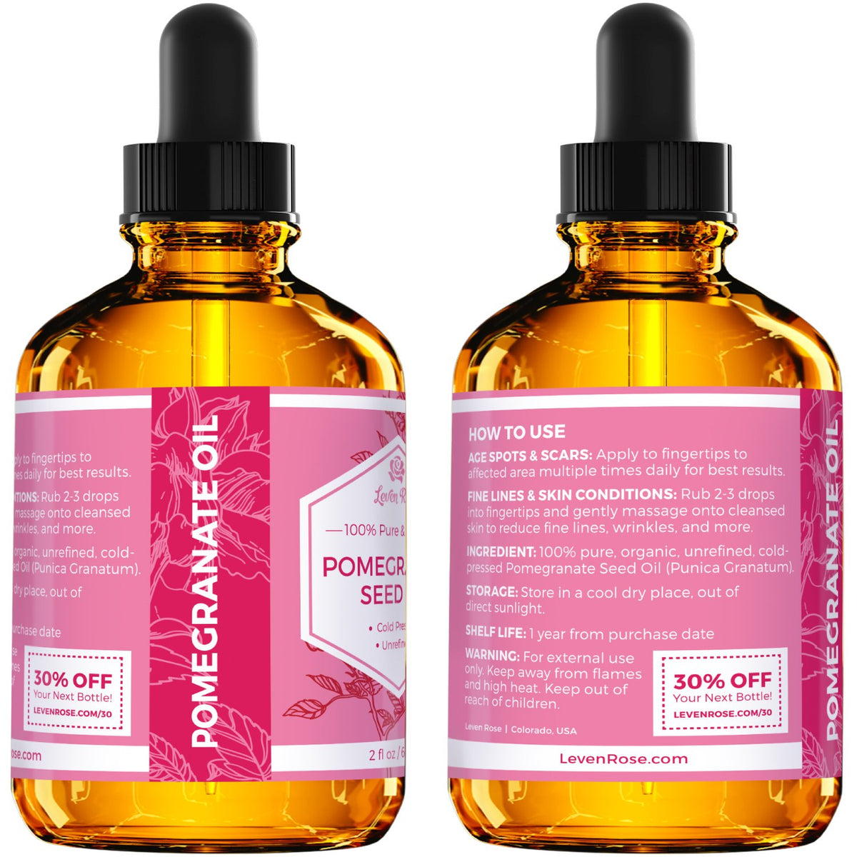 Leven Rose hair ends after oil showing added shine and smoothness