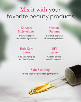 Leven Rose applied to hands demonstrating quick absorption and hydration
