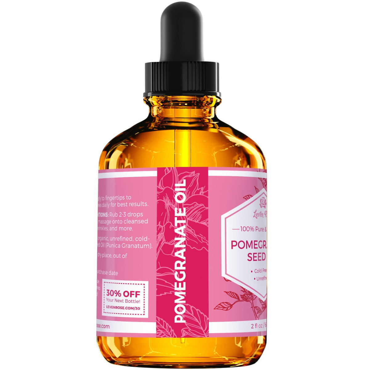 Leven Rose hands applying oil to scalp for cleansing and nourishment