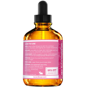 Leven Rose amber glass bottle close-up preserving oil freshness and reducing oxidation