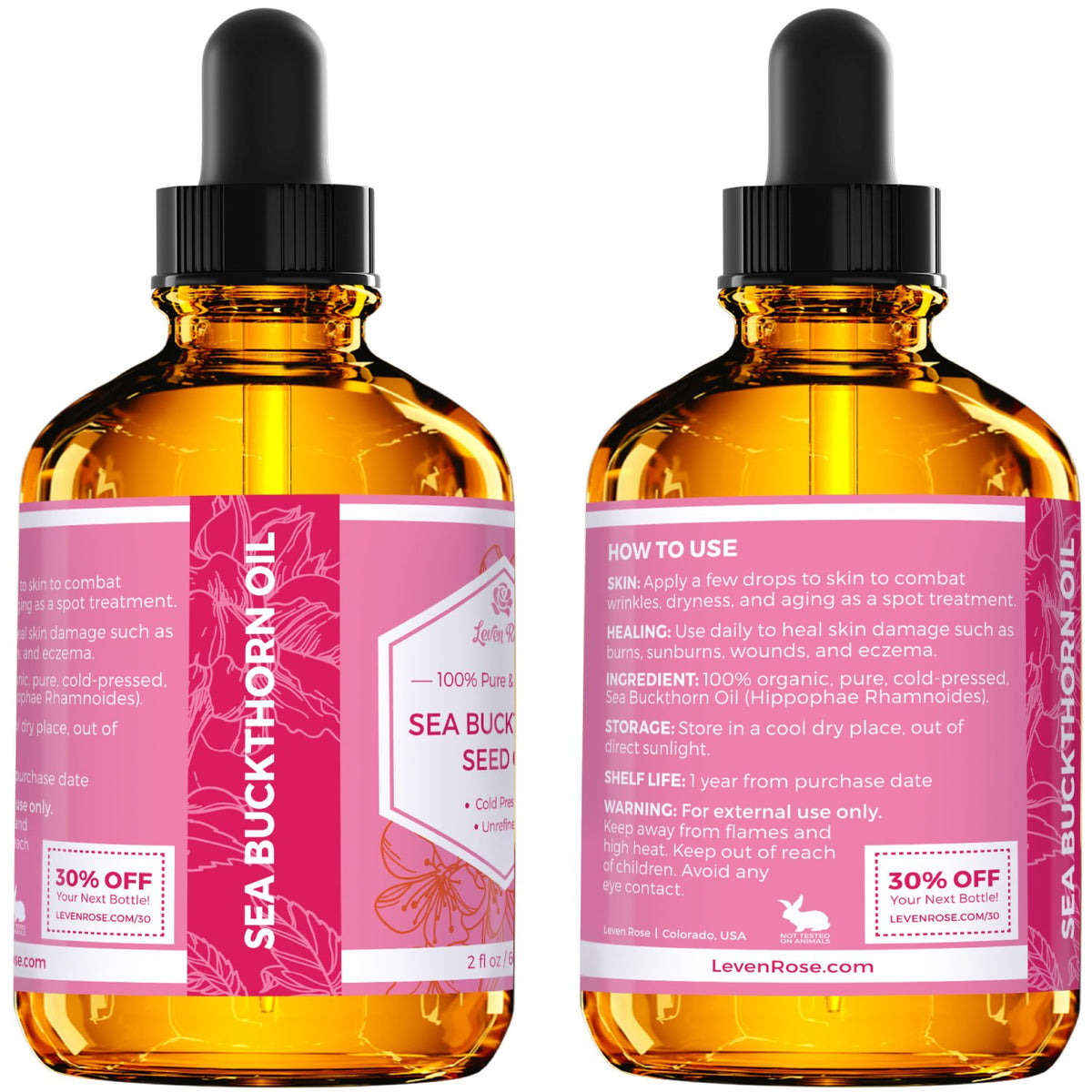 Leven Rose applying oil to hands to demonstrate quick absorption and softening