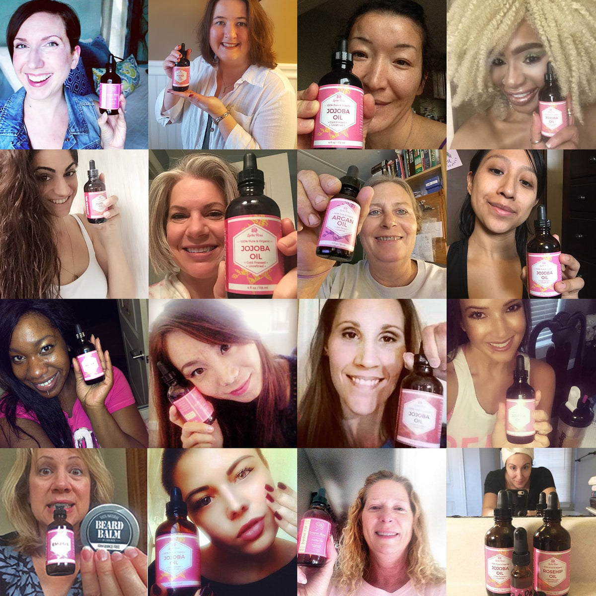 Leven Rose using oil as a hair serum to smooth ends and add shine