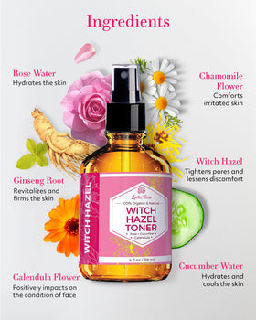 Leven Rose facial mist being sprayed demonstrating quick hydration benefit