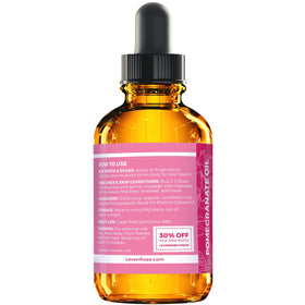 Leven Rose oil texture on skin illustrating quick absorption and nourishment