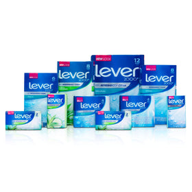 Lever 2000 in bathroom lather on hand benefit: refreshing scent and light hydration