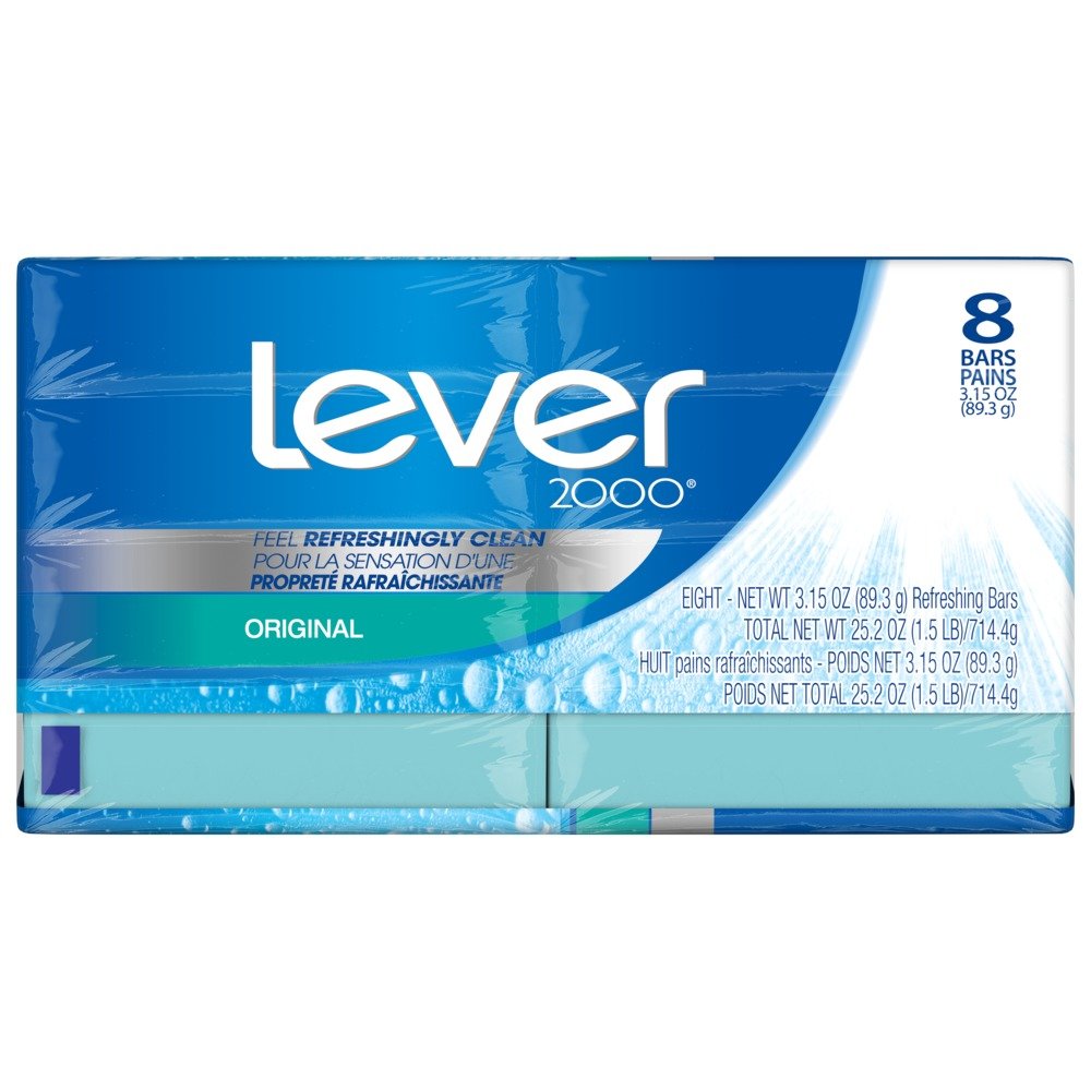 Lever 2000 original bar close-up texture and edges, showing quality finish and tactile detail