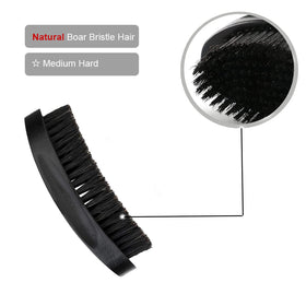 LexRory brush held in hand for scale showing compact travel-friendly size