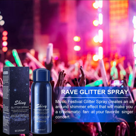 Lezero close-up of glitter texture demonstrating multi-dimensional sparkle and sheen