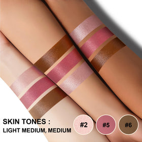 Lezero close-up of creamy stick texture showing smooth blendable finish