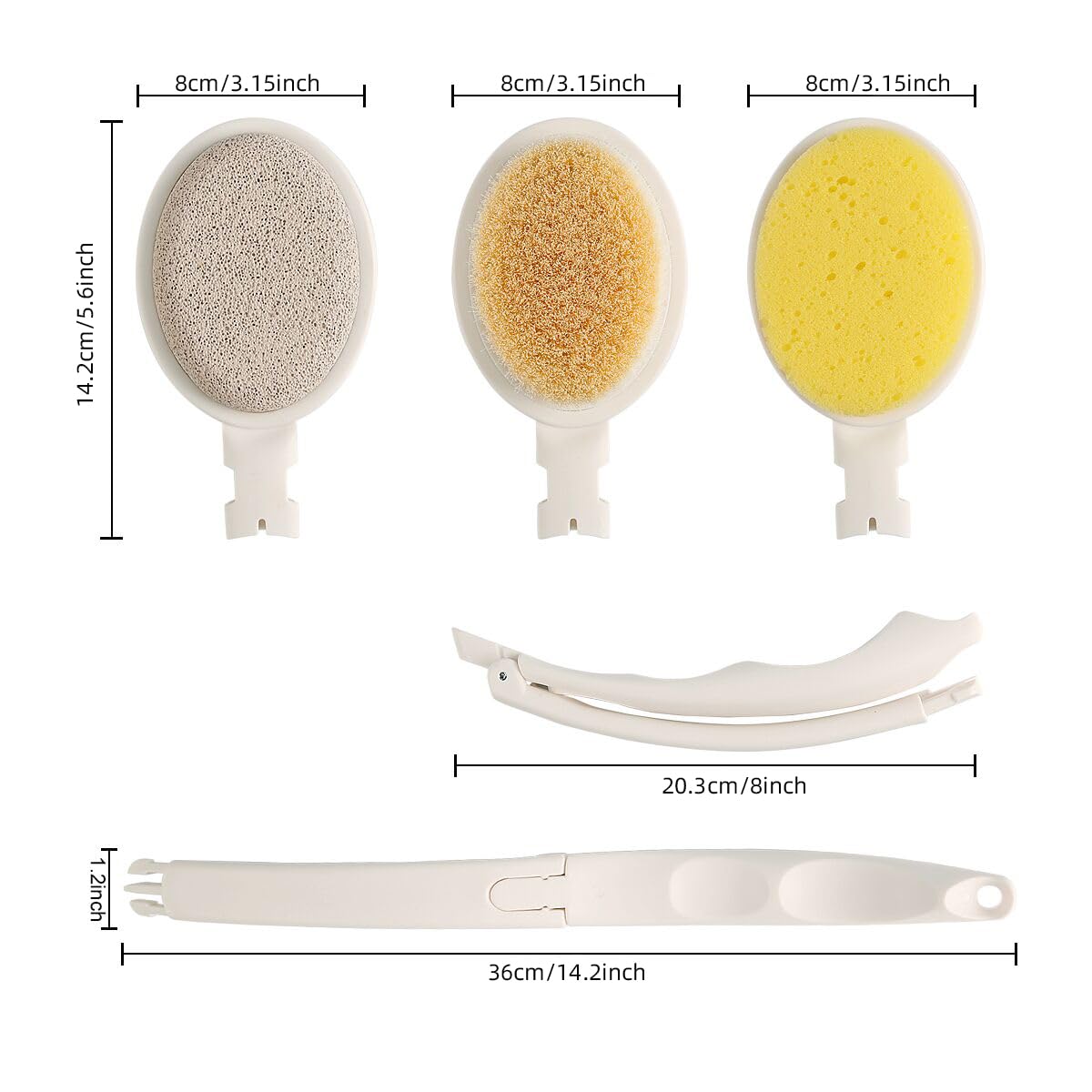 LFJ folded long handle illustrating compact storage and travel-friendly benefit