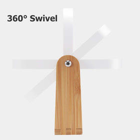LFOYOU natural bamboo base texture highlighting waterproof finish and stability