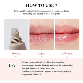 LFuTPm Guava swatch on lips showing fresh color and soft moisturizing finish