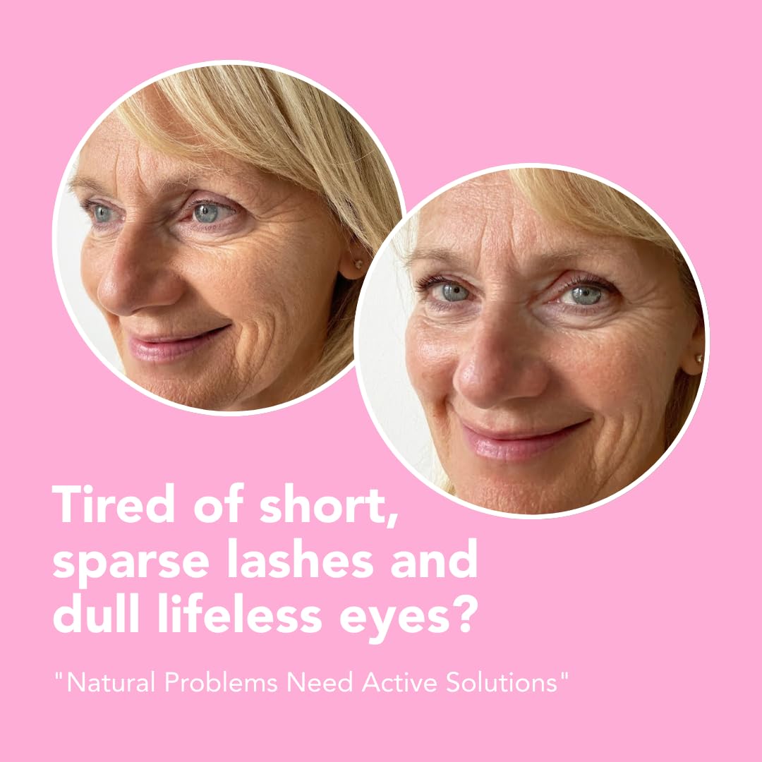 Liaison in use applying serum to upper lash line for fuller lashes