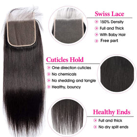 Liangya Hair close-up of hair strands and density showing 150% fullness and low-tangle benefit