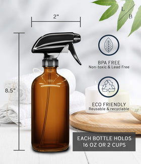 LiBa bottle spraying fine mist in use for even application and coverage
