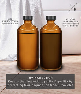 LiBa bottles staged with cleaning supplies signaling reusable eco-friendly option
