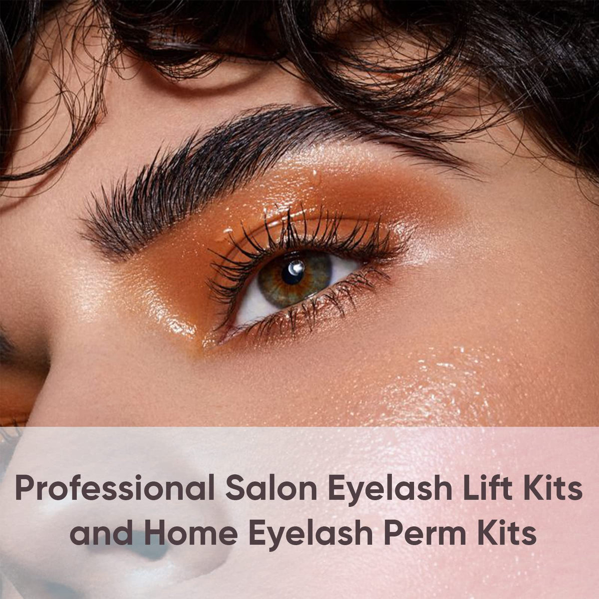 Libeauty before and after lashes illustrating longer lasting curl