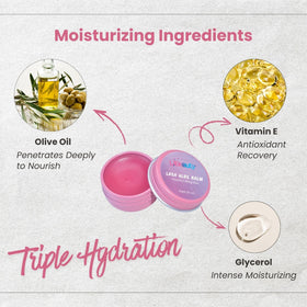 Libeauty label detail highlighting ingredients and gentle, nourishing formulation