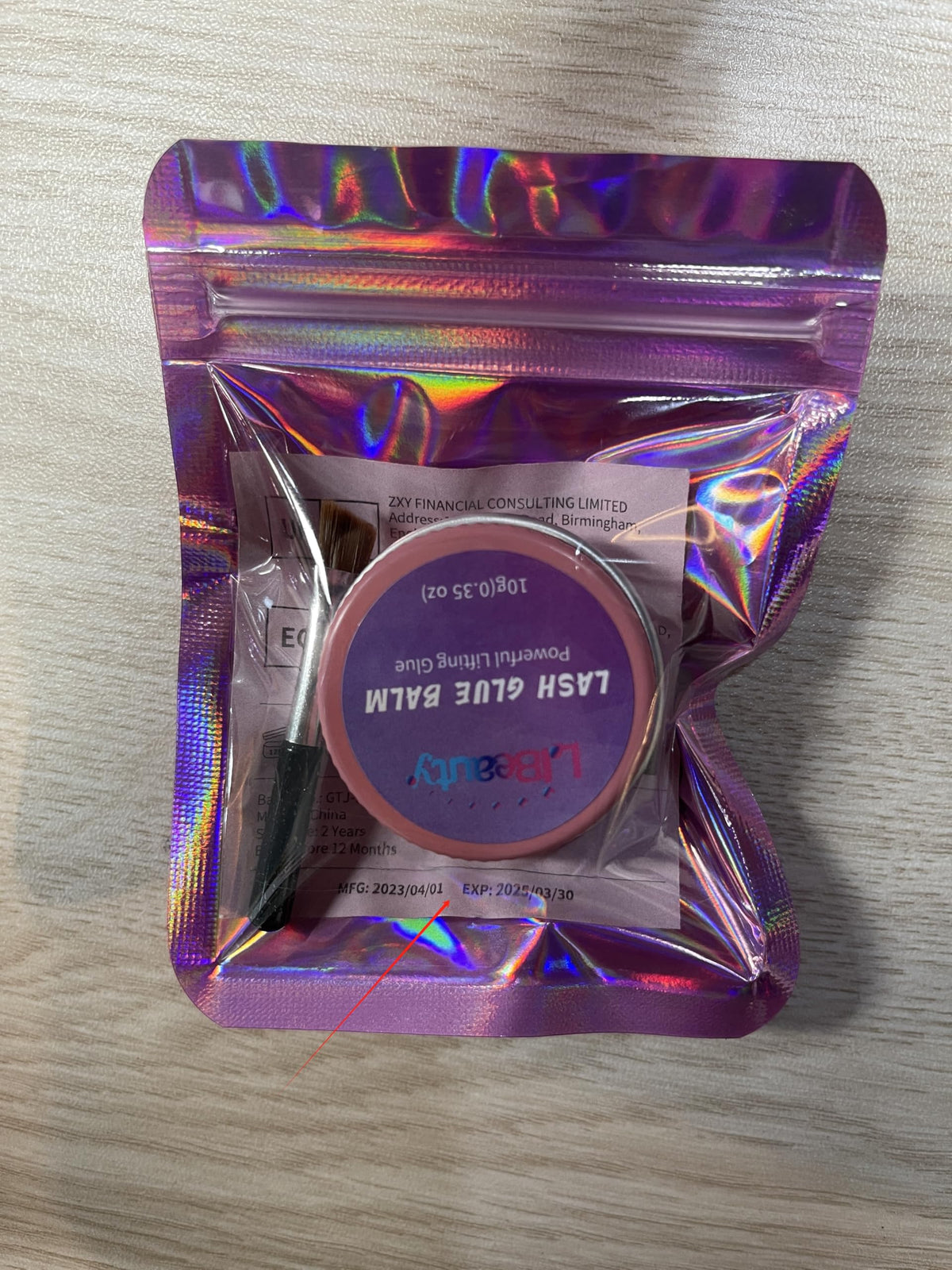 Libeauty product in professional kit at salon workstation