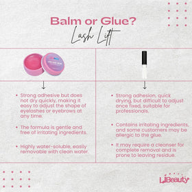 Libeauty close-up of balm texture illustrating creamy waxiness for easy adjustment