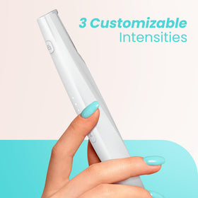 Liberex LED light illuminating skin for clearer visibility and accurate trimming