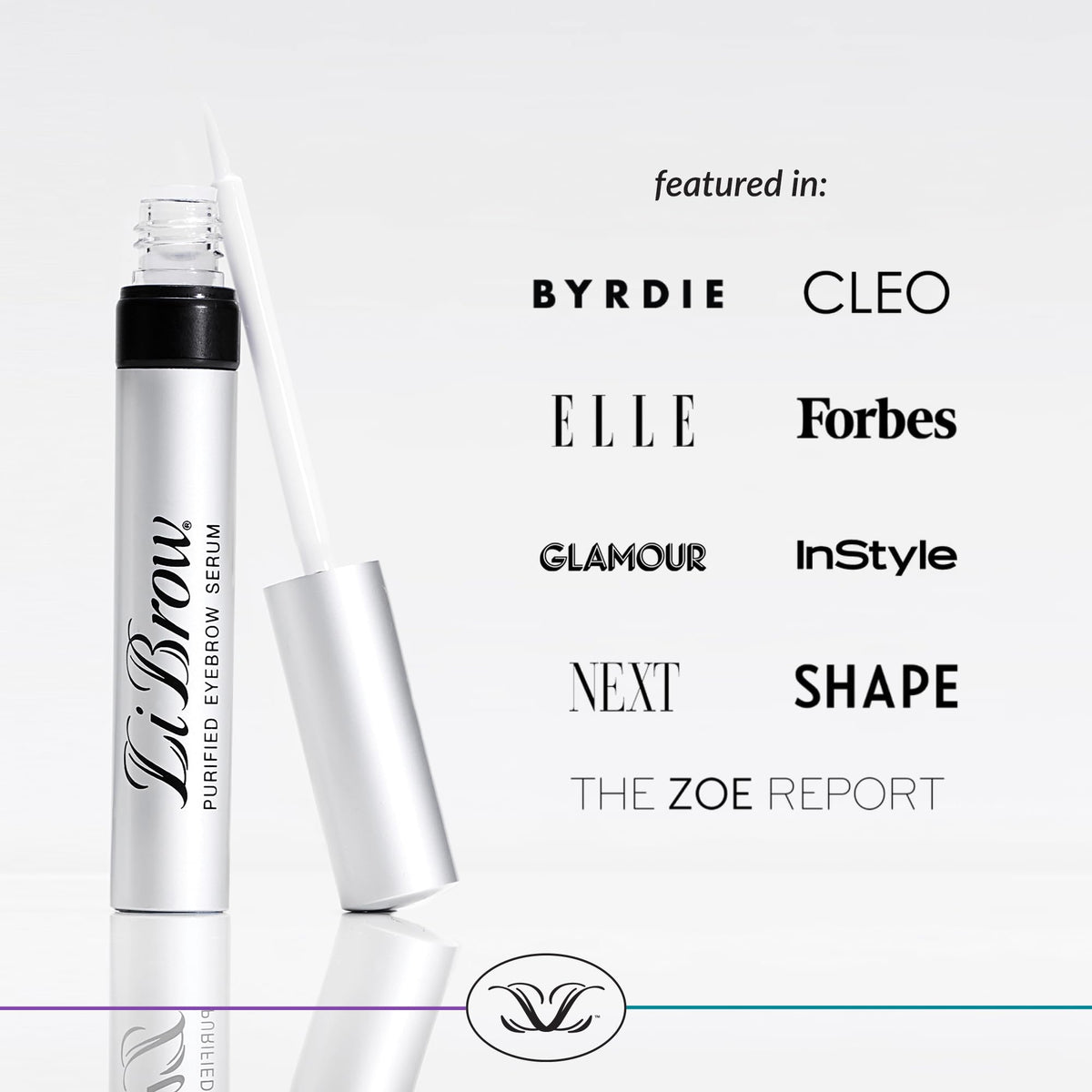 LiBrow on model in lifestyle setting highlighting natural-looking brow enhancement