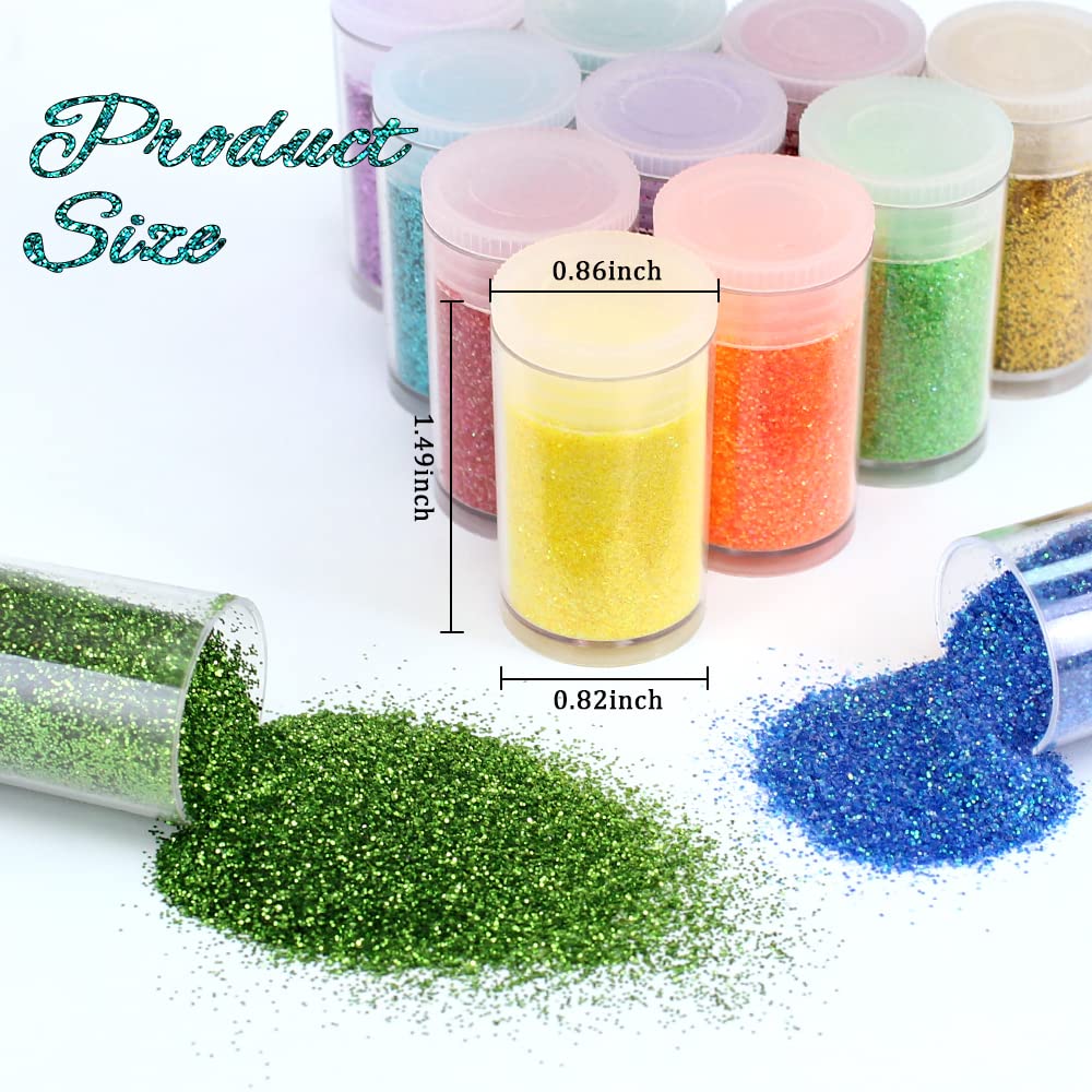 LICOOL GLITTER applied on nail tips for precise high-shine manicure