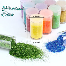 LICOOL GLITTER applied on nail tips for precise high-shine manicure