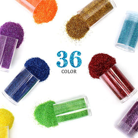 LICOOL GLITTER blended into resin for glossy, reflective jewelry shimmer