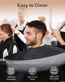 Lictin in use during haircut showing neat floor and contained clippings