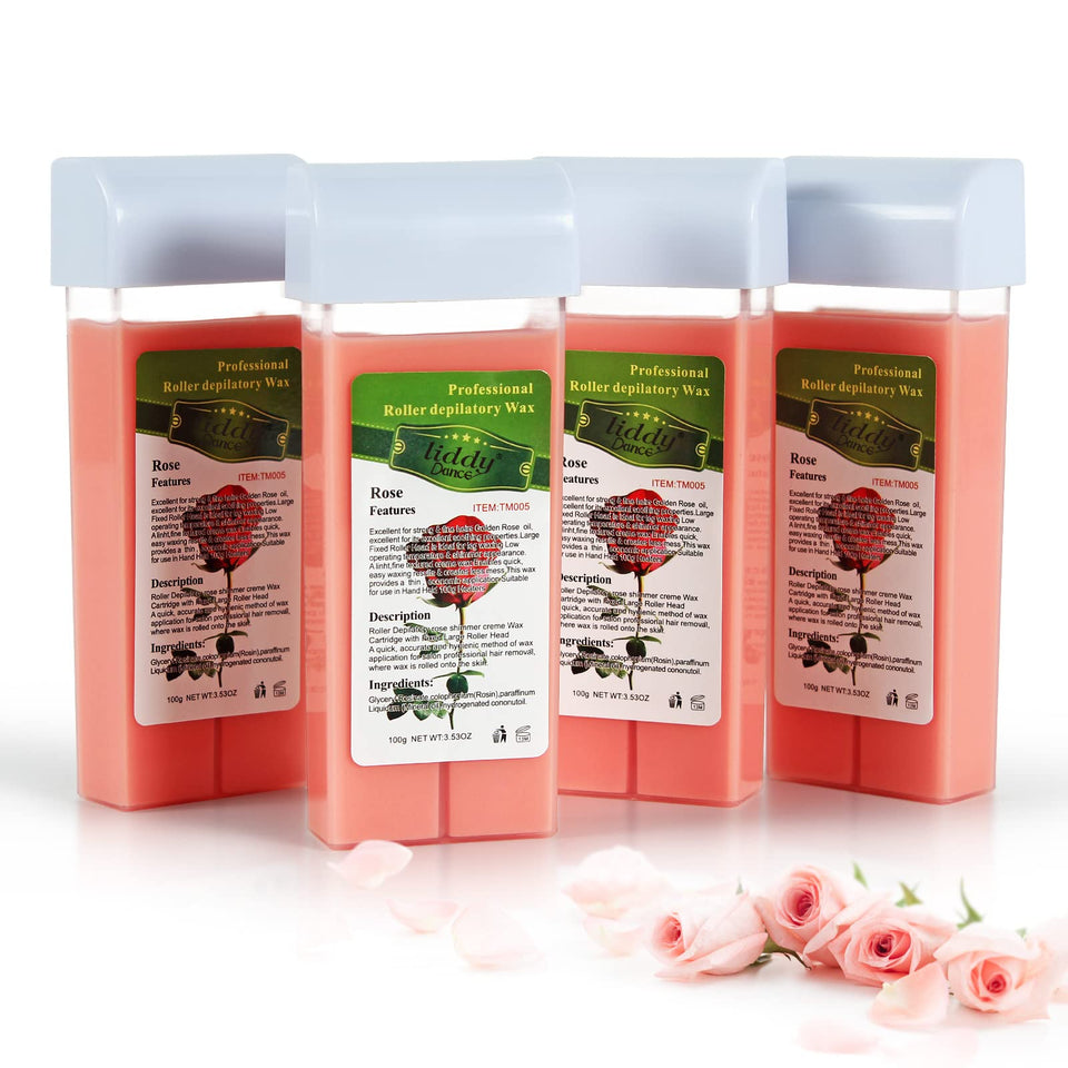 liddy Dance front packaging showing four rose roll-on cartridges and benefits
