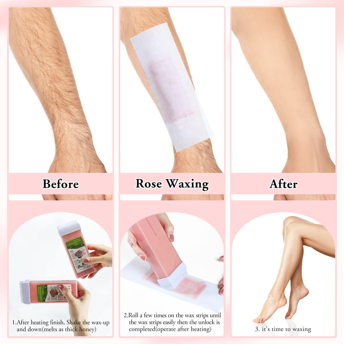 liddy Dance melted rose wax texture illustrating smooth low-temperature formula