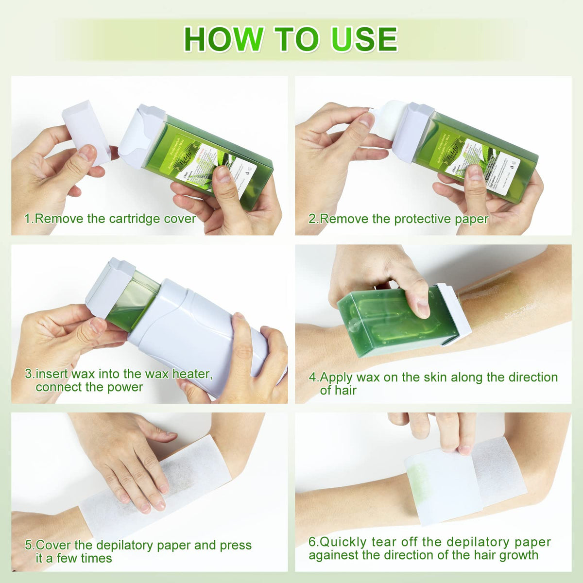 liddy Dance cartridge next to hand illustrating size and easy handling