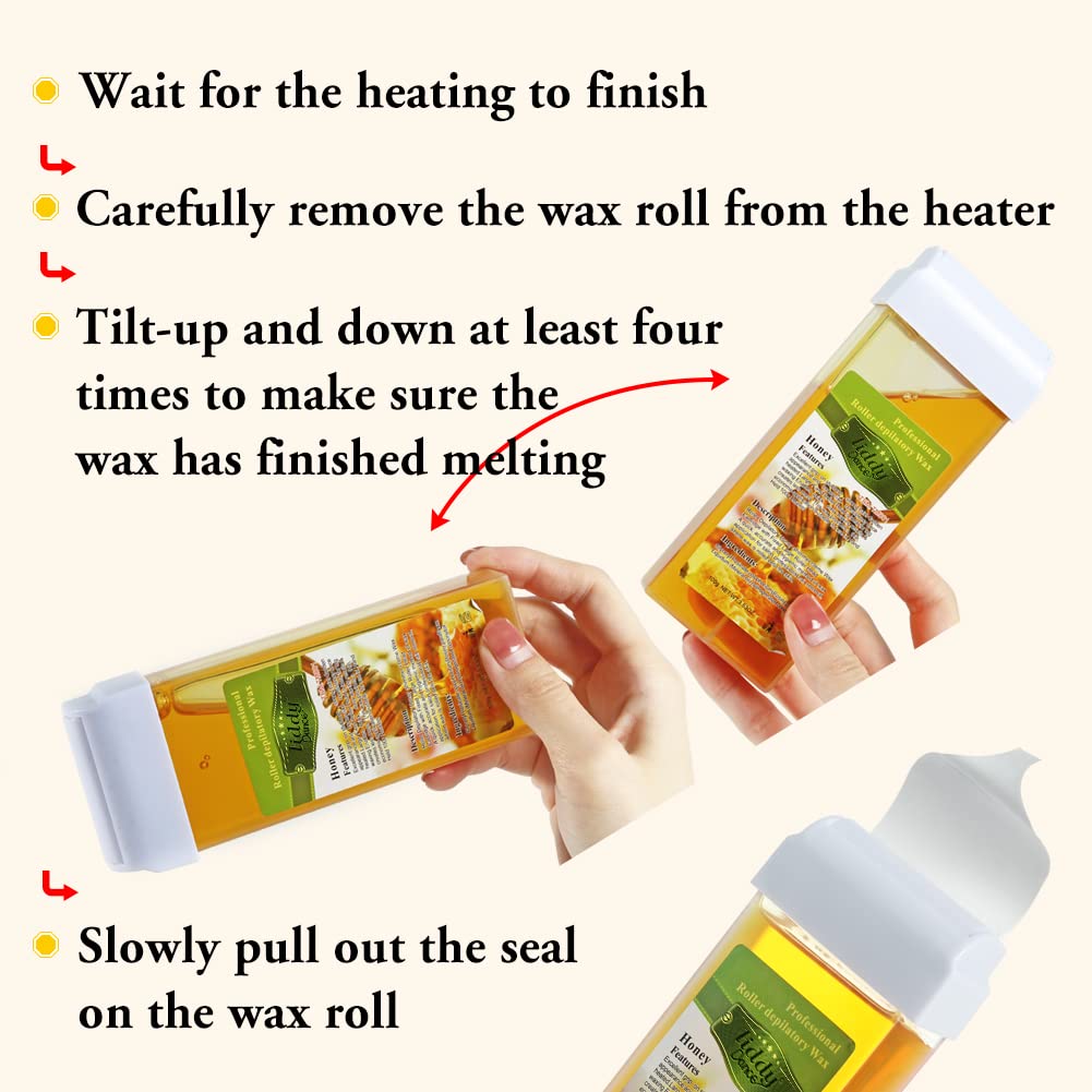 liddy Dance melted honey wax texture demonstrating moisturizing finish