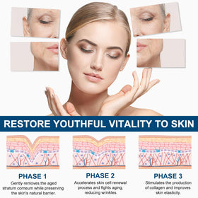 Liefiet application on neck and jawline demonstrating targeted firming and smoothing