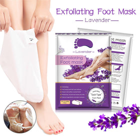 Liefiet single pair opened with visible soaking solution for effective exfoliation