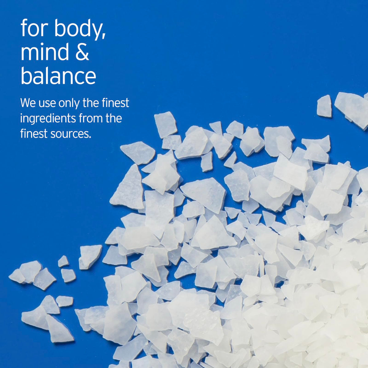 LIFE-FLO flakes dissolving in warm bathtub demonstrating quick-dissolve benefit