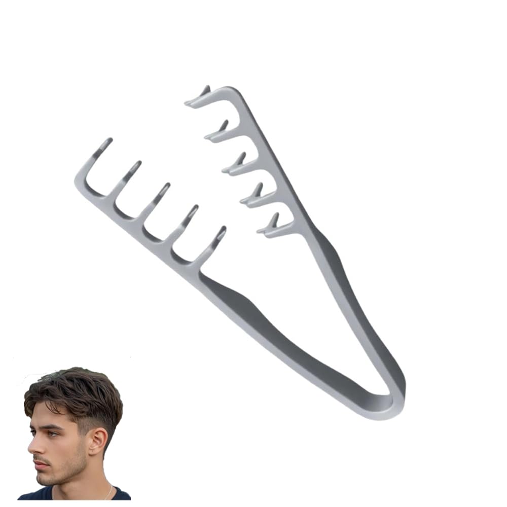 Life Girl Star comb front view showing overall shape and teeth for quick volume