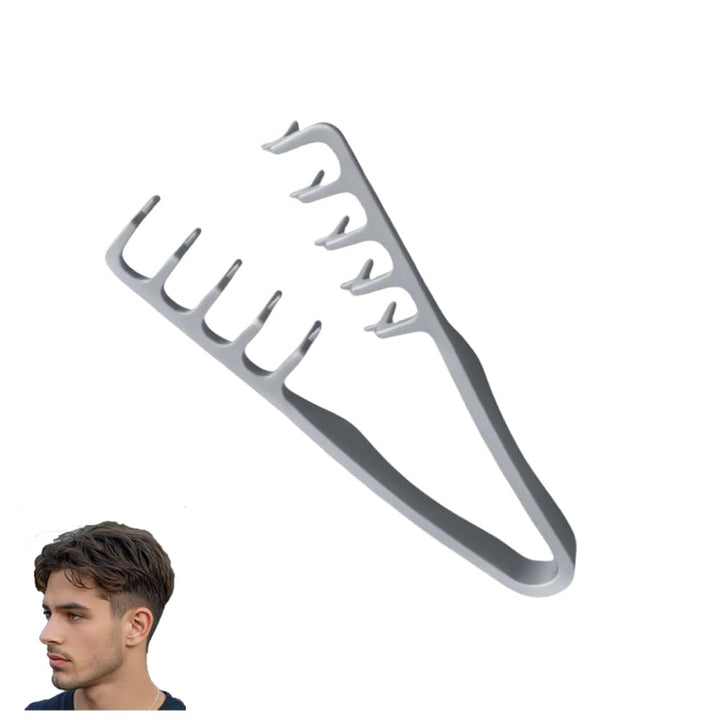 Life Girl Star comb front view showing overall shape and teeth for quick volume