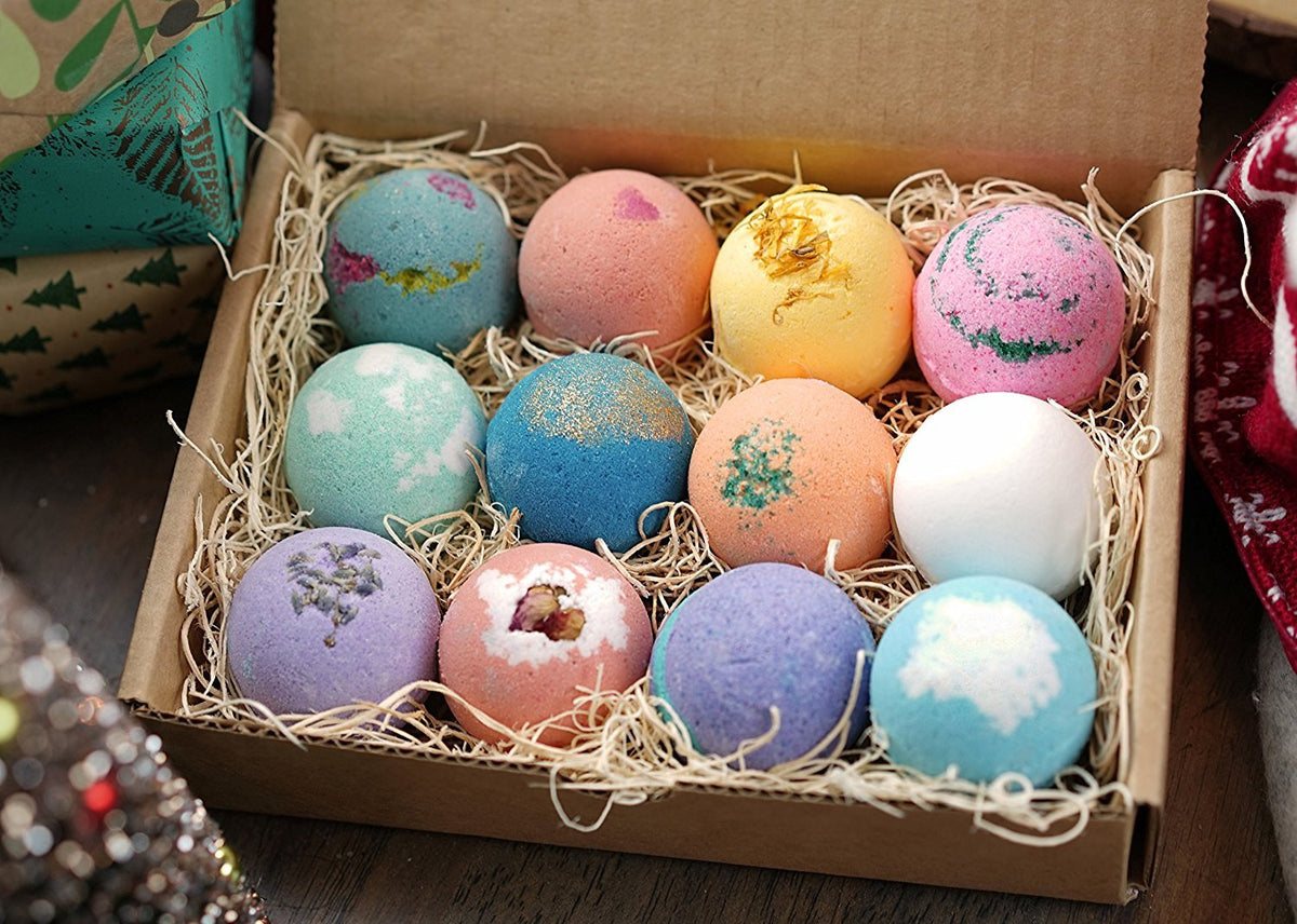 LifeAround2Angels open gift box with twelve bombs showing variety and gifting appeal
