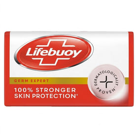 Lifebuoy close-up of bar texture showing smooth surface benefit