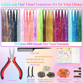 LifeisLuck vibrant color array flatlay showing 25 shades for versatile styling