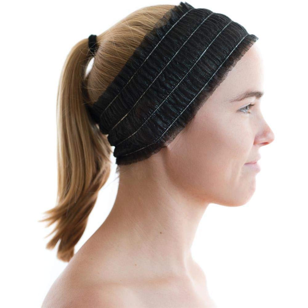 LIFESOFT headband worn during facial treatment, keeps hair away cleanly