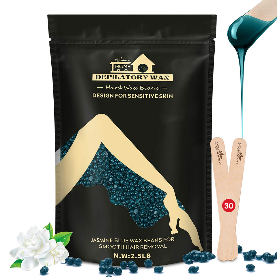 Lifestance front packaging showing blue wax beads, clear labeling and contents benefit
