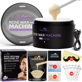 Lifestance front product view showing compact wax warmer and packaging for travel convenience